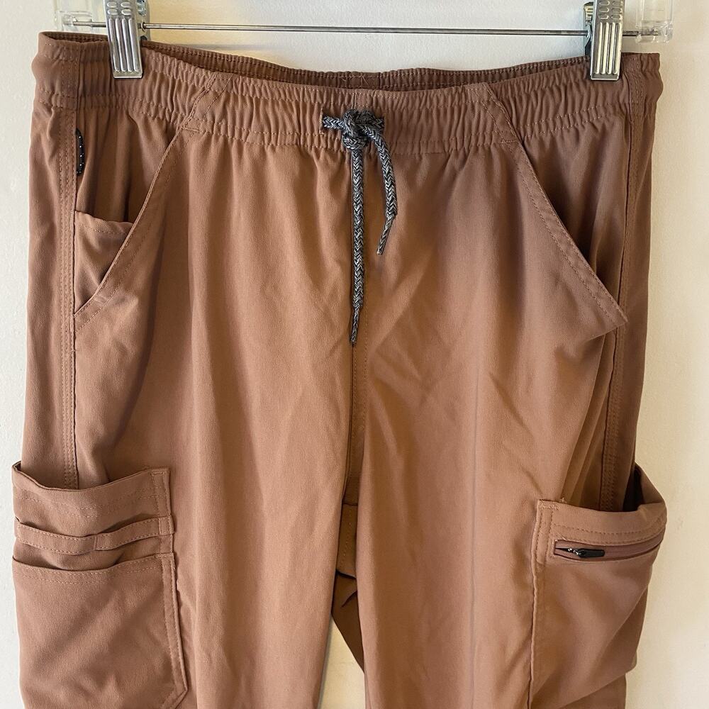 Carhartt Modern Fit Women S Work Scrub Nurse Uniform Set Brown Top & Pants - Picture 10 of 13